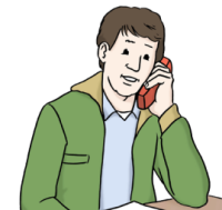 Symbolbild "einen Anruf tätigen" - Öffnet große Ansicht